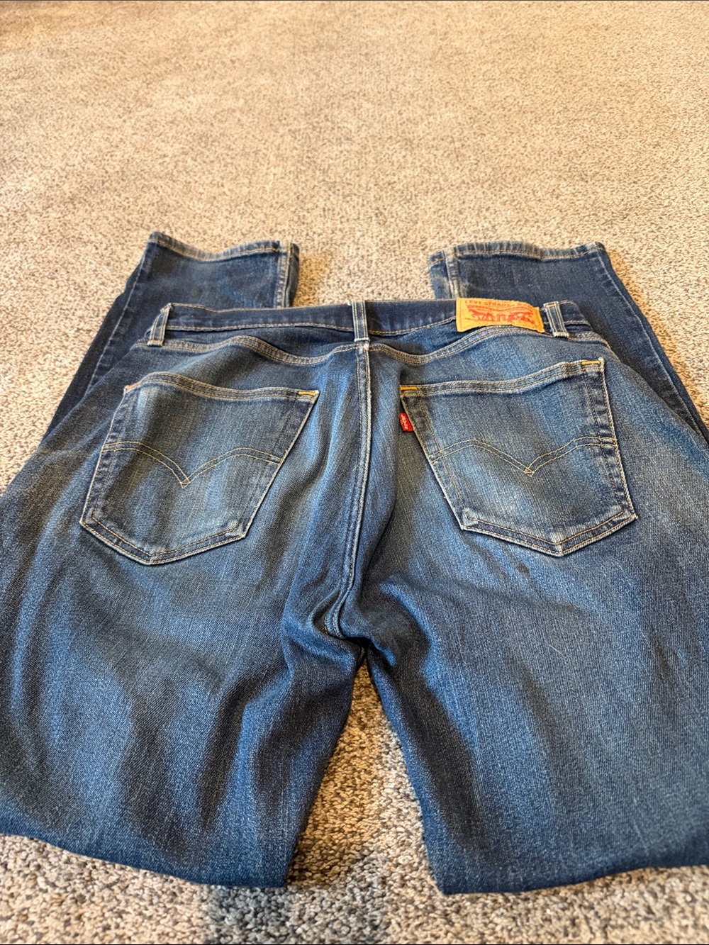 Levi's Men's Straight Jeans in Denim Blue